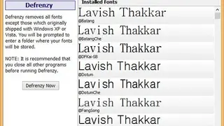 FontFrenzy screenshot