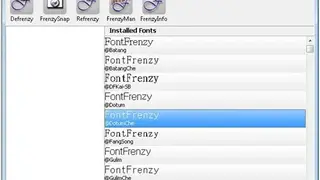 FontFrenzy screenshot