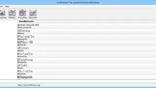 FontFrenzy screenshot