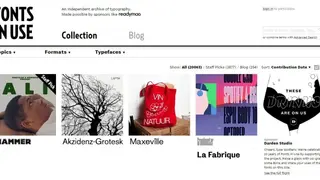 Fonts In Use screenshot