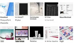 Fonts In Use screenshot