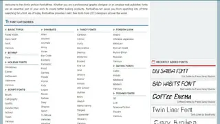 Fonts4Free screenshot