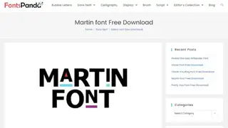 FontsPanda screenshot