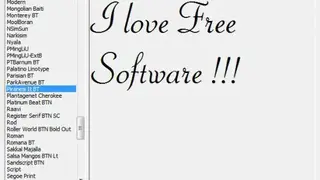 Fontster screenshot