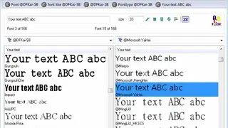 FontViewOK screenshot