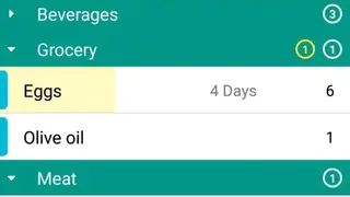 Food Checklist screenshot