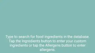 Food Ingredients, Additives & E Numbers Scanner screenshot