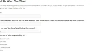 FooTable screenshot