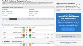 FootyStats screenshot