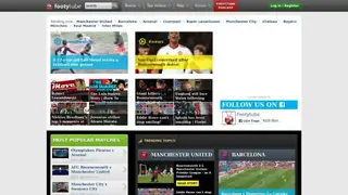Footytube screenshot