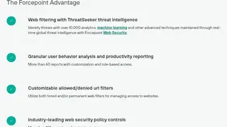 Forcepoint Web Filter screenshot