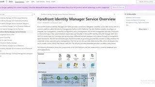 Forefront Identity Manager screenshot