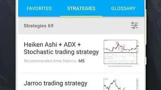 Forex trading strategies screenshot
