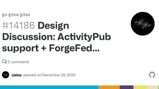 ForgeFed (formerly GitPub) screenshot