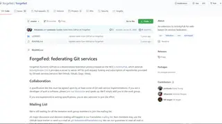 ForgeFed (formerly GitPub) screenshot
