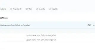 ForgeFed (formerly GitPub) screenshot