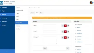 Fork CMS screenshot
