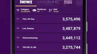 FortniteTracker screenshot