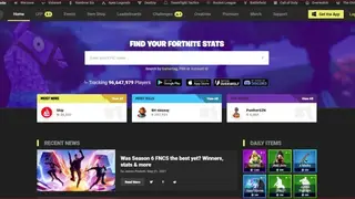 FortniteTracker screenshot