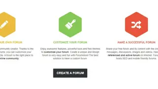 Forumotion screenshot