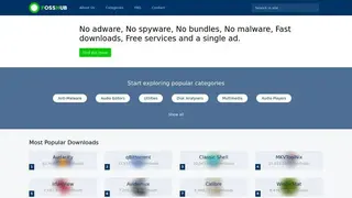 FossHub screenshot