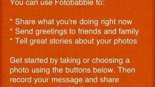 Fotobabble screenshot