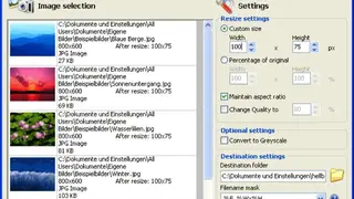 Fotosizer screenshot