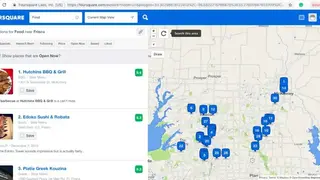 Foursquare Places API screenshot
