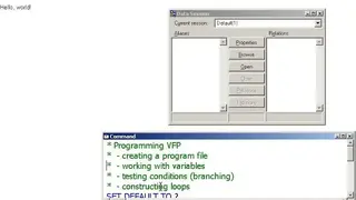 FoxPro screenshot