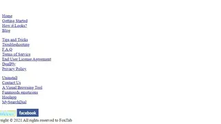 FoxTab screenshot
