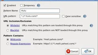FoxyProxy screenshot