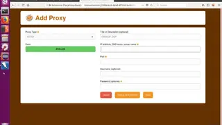 FoxyProxy screenshot
