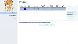 FoxyProxy Basic screenshot