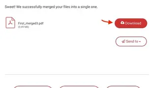 Foxyutils Merge PDF screenshot