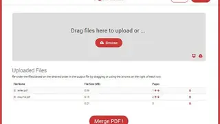 Foxyutils Merge PDF screenshot
