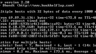 Fping screenshot