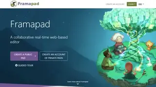 Framapad screenshot