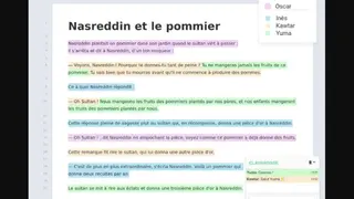 Framapad screenshot