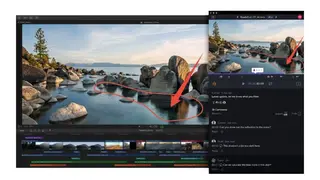 Frame.io in Final Cut Pro X screenshot