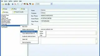 Free Address Book screenshot