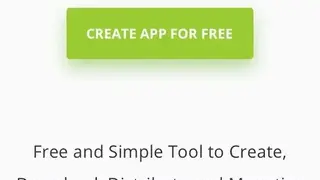 Free App creator app builder no coding screenshot
