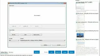 Free Audio CD to MP3 Converter screenshot