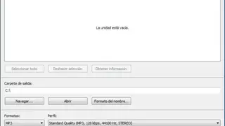 Free Audio CD to MP3 Converter screenshot