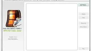 Free AVI/MPEG/WMV/MP4/FLV Video Joiner screenshot