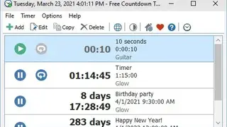 Free Countdown Timer screenshot