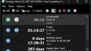Free Countdown Timer screenshot