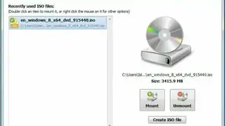 Free ISO Mount screenshot