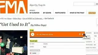 Free Music Archive screenshot