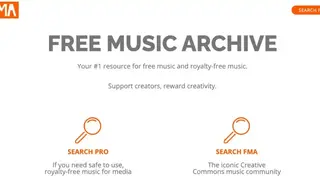 Free Music Archive screenshot