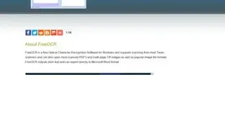 Free OCR screenshot
